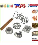 Authentic Scandinavian Rosette and Timbale Set - 7 Pieces for Culinary A... - $867.58 MXN