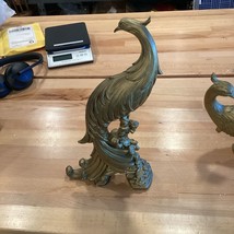 Vintage Syroco Gold Pheasant Peacock Mid Century Birds 13’Tall And 7.5 Tall - £34.88 GBP