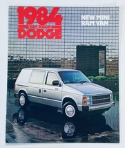 1984 Dodge Mini Ram Van Dealer Showroom Sales Brochure Guide Catalog - £7.55 GBP