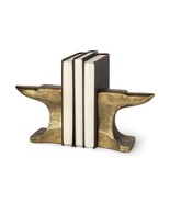 Distressed Brushed Gold Anvil Bookends - $211.29 CAD