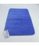 CliEra Bath mats Non-Slip Soft and Absorbent Microfiber Bathroom Rugs, Blue - $19.99