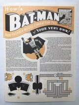Batman Non-Posable Model Character Toy Convention Golden Age Bob Kane 1996 - $24.75