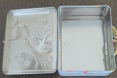 Disney ~ "Tinkerbell" Tin ~ Lunchbox ~ Tote w/Handle ~ 2.75" x 6" x 7.5" Item image 9