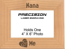 Nana and Me Engraved Picture Frame - Grandma Granddaughter Grandson Mothers Day - £19.10 GBP+