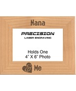 Nana and Me Engraved Picture Frame - Grandma Granddaughter Grandson Moth... - £18.87 GBP+