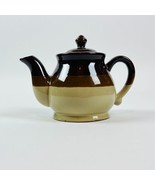 Vintage Brown Glazed Stoneware Teapot - $32.46 CAD