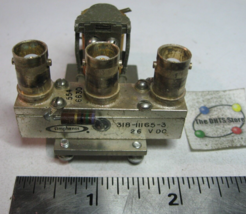 Amphenol BNC Coaxial Relay 318-11165-3 26VDC Coil SPDT - USED QTY 1 - $11.39