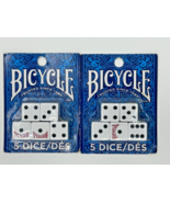 2 Packs - Bicycle DICE 5 Count Set NEW 5/8”  10 Total | Free Ship - $8.95
