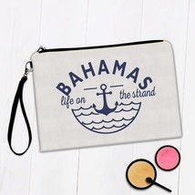 Bahamas Life on the Strand : Gift Makeup Bag Beach Travel Souvenir Bahamas - £9.47 GBP