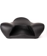 Alexia Meditation Seat Yoga Ergonomic Chair Genuine Leather Black - $470.25