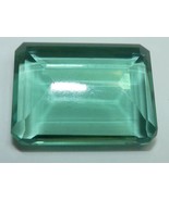 Large Light Green Topaz Gemstone 94.3 Carats Emerald Cut Multi-Faceted 3... - $377.20