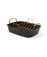 2-Piece Roaster with Rack - Black - $1,092.32 MXN