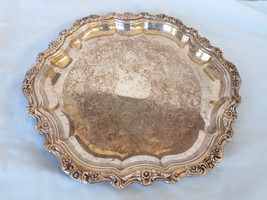 VTG 1960&#39;s Contess Internationa 6271 Silver Plated 14.5&quot; Serving decor Tray - $64.35