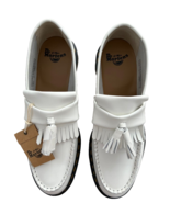 Dr. Martens Adrian Yellow Stitch Tassel Loafer Shoes White Smooth ( 12US ) - $3,696.93 MXN