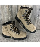 REI Monarch II Beige Lace Up Nubuck Leather Hiking Boots Women&#39;s 11 - £31.66 GBP