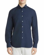 Dylan Gray All Cotton Classic Fit Poplin Shirt Navy-Size Small - $22.99