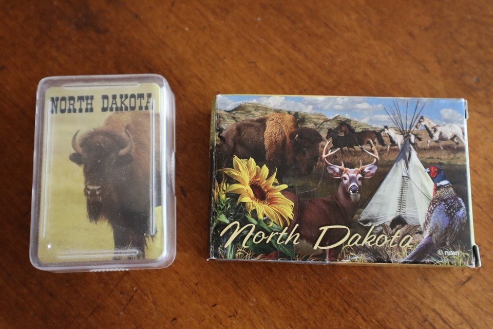Lot 2 Vintage North Dakota Souvenir Deck Playing Cards Sealed Packs NMN ... - $14.24