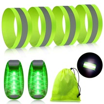 Reflective Running Gear Set Include 2 Pieces Led Safety Lights And 4 Ref... - $18.99