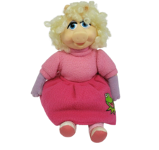 Vintage 1989 Direct Connect Miss Piggy Pink Kermit Skirt Stuffed Animal Plush - £51.24 GBP