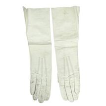 VTG White Leather Ladies Gloves Made in France for Saks Sz 7.5 1950s - $733.51 MXN VTG White Leather Ladies Gloves Made in France for Saks Sz 7.5 1950s - $733.51 MXN