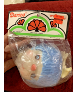 Darice Craft Supplies 3&quot; Doll Head &amp; Hands Blue Yarn Hair  # 50019 - $12.19 CAD