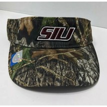 NWT Southern Illinois University SIU Visor Cap Hat Mossy Oak Headwear - £7.70 GBP