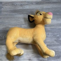 Simba Stuffed Animal Plush Giant Large Lion King Disney 2002 18”x16”x8” Good - £13.29 GBP