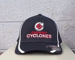 Flexfit ECHL Hockey Cincinnati Cyclones Embroidered Hat Ball Cap New - £21.64 GBP