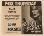 1998 Ask Harriet Tv Series Print Ad Vintage Comedy TPA1 - $5.93