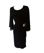 Lori Michaels Rhinestones Dress black S - £23.60 GBP