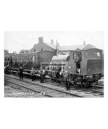 pt0082 - Train at Easingwold Railway Station , Yorkshire - print 6x4 - $3.00