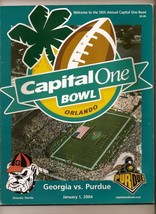 2004 Capital One Bowl Game Program Georgia Purdue - £64.27 GBP