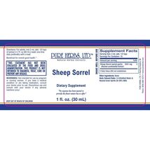 Pure Herbs: Sheep Sorrel - 1 oz. (Natural Herbal Extracts) image 2