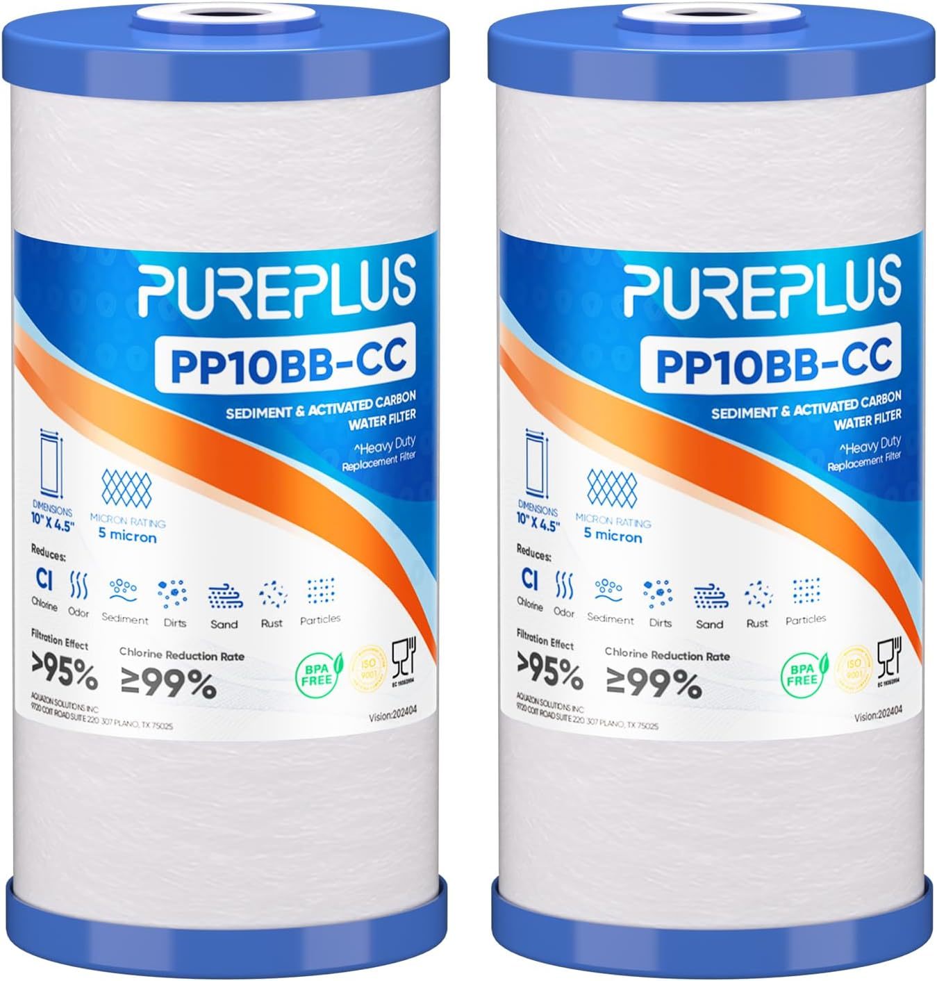 Whole House Sediment And Carbon Water Filter Replacement Cartridge For, ... - $41.95