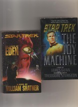 James Gunn/William Shatner 2 Star Trek novels 1996 near fine - $14.00