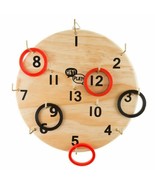 Wooden Board Ring Toss Game For Kids Adults Indoor Safe Alternative To D... - £31.44 GBP
