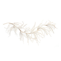 Glitter Pine Garland 5&#39;L Plastic - £72.76 GBP