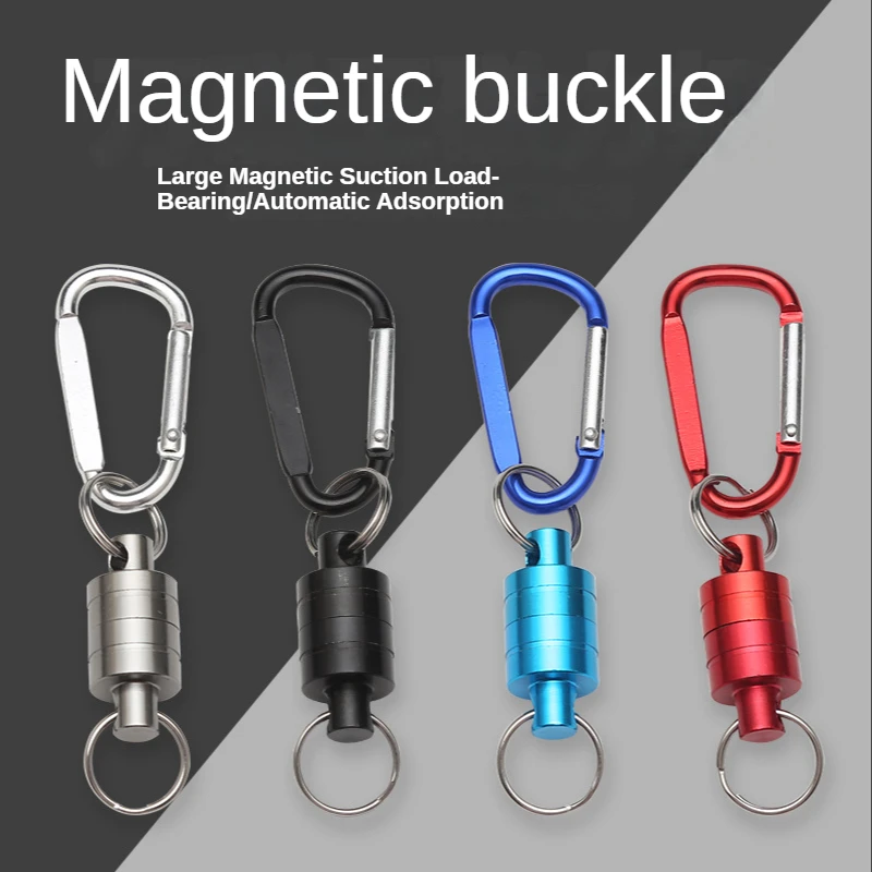 Strong Magnetic Carabiner Aluminum Alloy Carabiner Keychain Outdoor Camping - £11.33 GBP