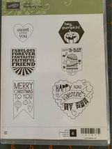 Stampin Up Perfectly You rubber stamp set - £5.60 GBP