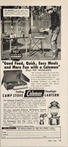 1952 Print Ad Coleman Camping Stoves &amp; Floodlight Lanterns Writer Ted Trueblood - £13.65 GBP