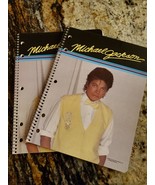 2 Vintage Michael Jackson Mead Spiral Notebook 1980s NOS Theme Book - £17.33 GBP