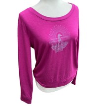 Life is Good Seahorse Ocean Magenta Supreme Scoop Pullover size Small/Pe... - £17.99 GBP