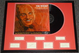 Ted Weems Band Signed Framed Golden Hits Record Album Display  - £389.37 GBP