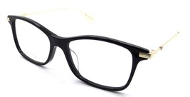 Gucci Eyeglasses Frames GG0513OA 007 55-17-145 Black / Gold Made in Japan - £120.37 GBP