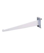 Only Hangers Shelf Brackets for Gridwall, 12&quot; White Grid Panel Brackets ... - £115.68 GBP