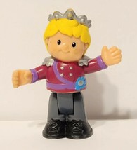 Fisher Price Little People Bendable Poseable Prince Charming Castle Boy ... - $4.49