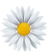Hanging ~ Detailed ~ Metal Wall Flower ~ Door Hanger ~ 12&quot; Dia. ~ WHITE ... - $38.36 CAD