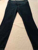 Old Navy Women&#39;s Maternity Jeans Skinny Dark Blue 5 Pocket Stretch Size 14 Mint! - £15.12 GBP