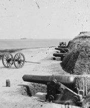 Confederate Artillery Fort Johnson Charleston 1865 New 8x10 US Civil War Photo - £6.62 GBP