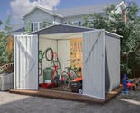 8&#39; X 6&#39; Metal Storage Shed For Outdoor, Steel Metal Shed With Lockable, ... - $590.99